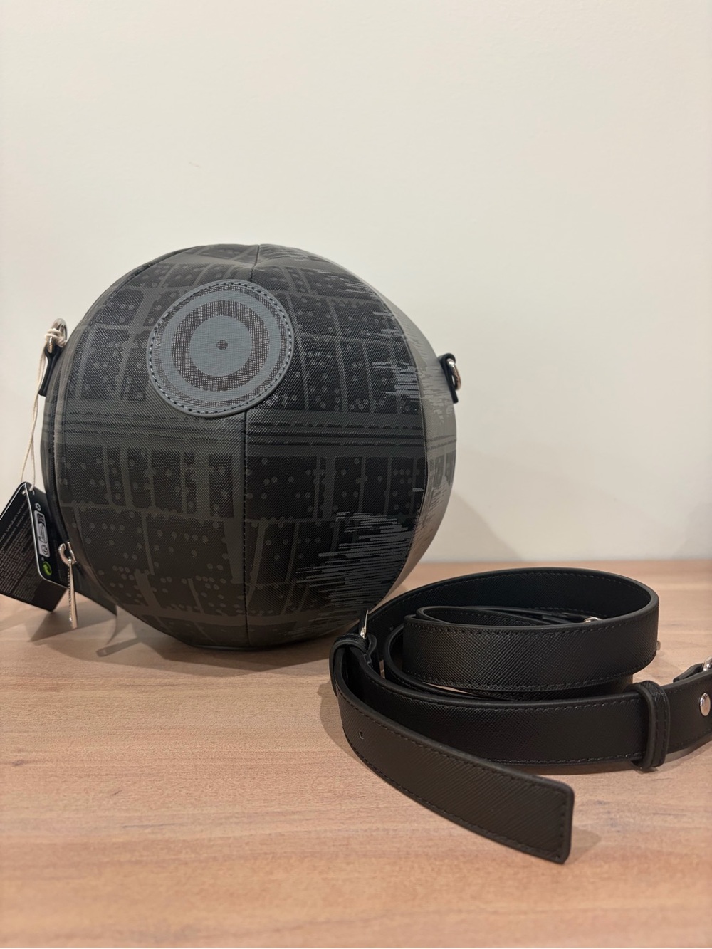 Star Wars: Return Of The Jedi Death Star Figural Crossbody Loungefly Bag - Picture 2 of 5